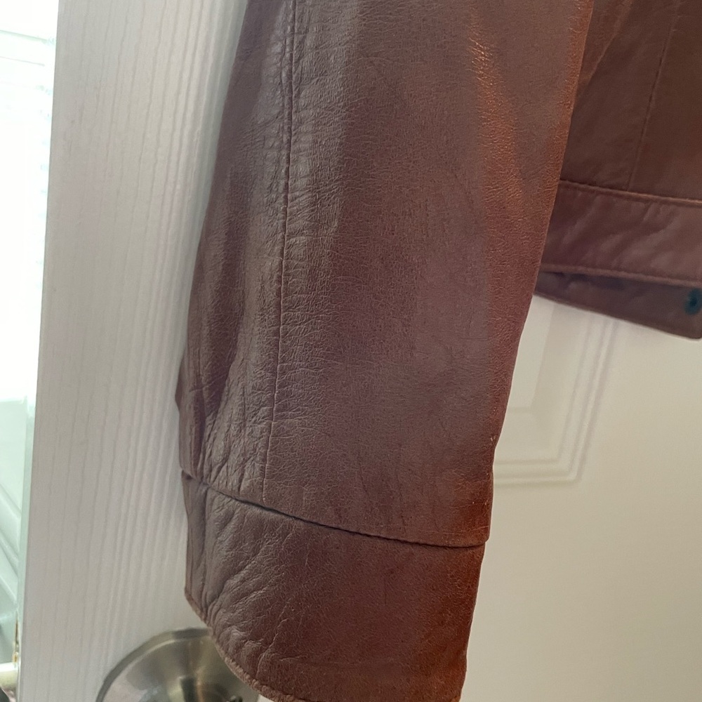 Morris Kay and Sons leather jacket size M - Picture 2 of 7